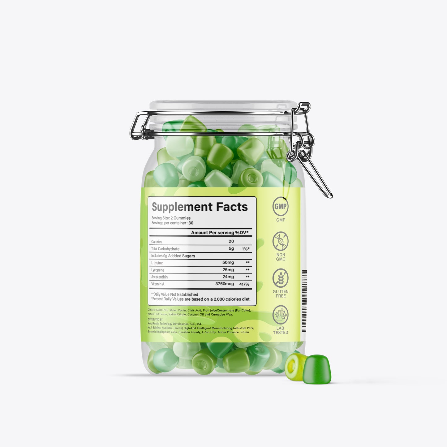 L-LYSINE GUMMIES LEMON FLAVOR