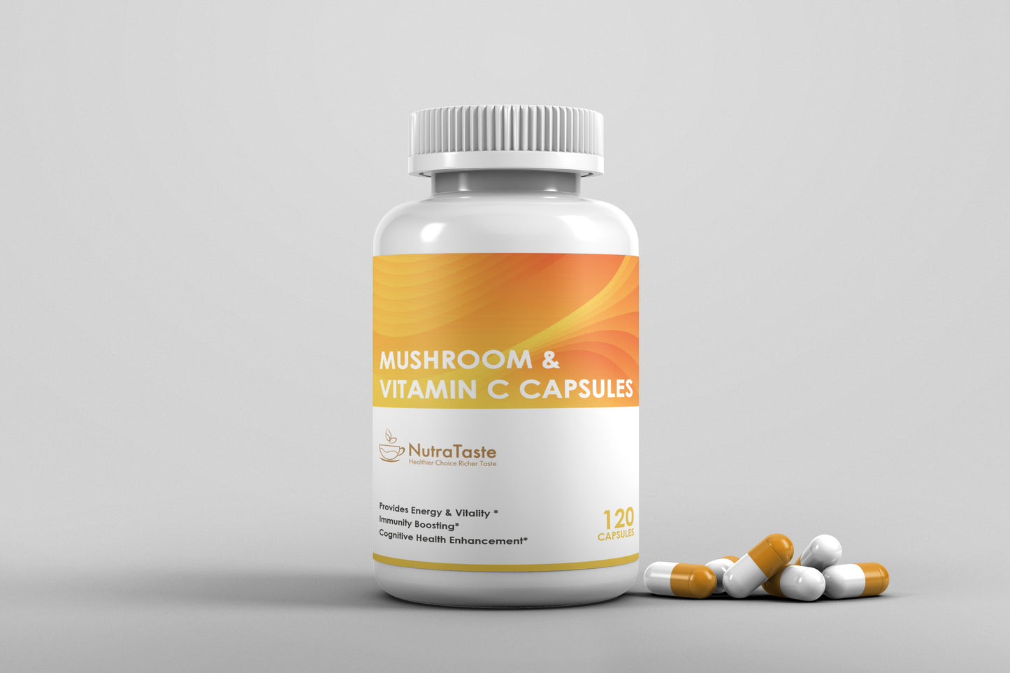 mushroom vitamin c capsule