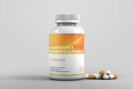 mushroom vitamin c capsule