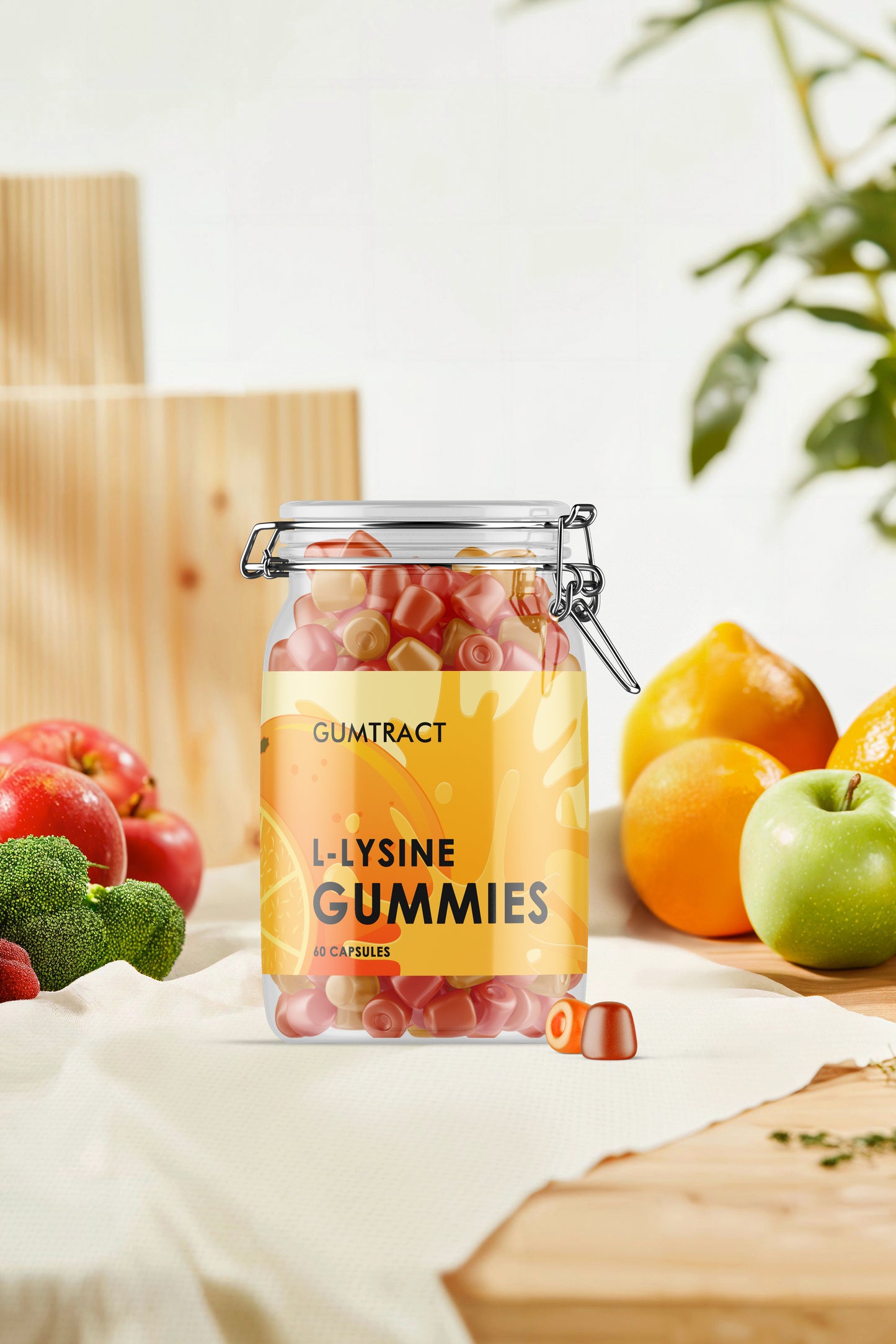 L-LYSINE GUMMIES ORANGE FLAVOR